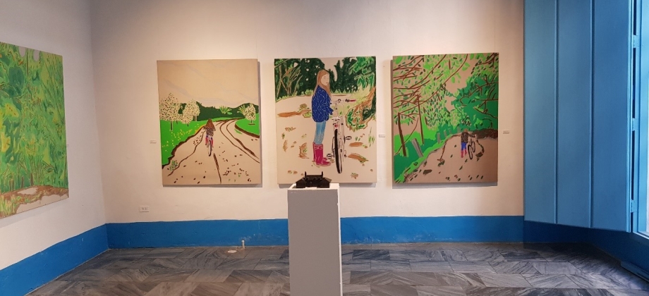 La Embajada de Colombia en Cuba inauguró la exposición ¿Pintando el paisaje?