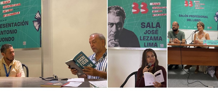 Con destacados escritores Colombia hizo presencia en la Feria Internacional del Libro de la Habana 2025, que se llevó a cabo entre el 13 y el 23 de febrero