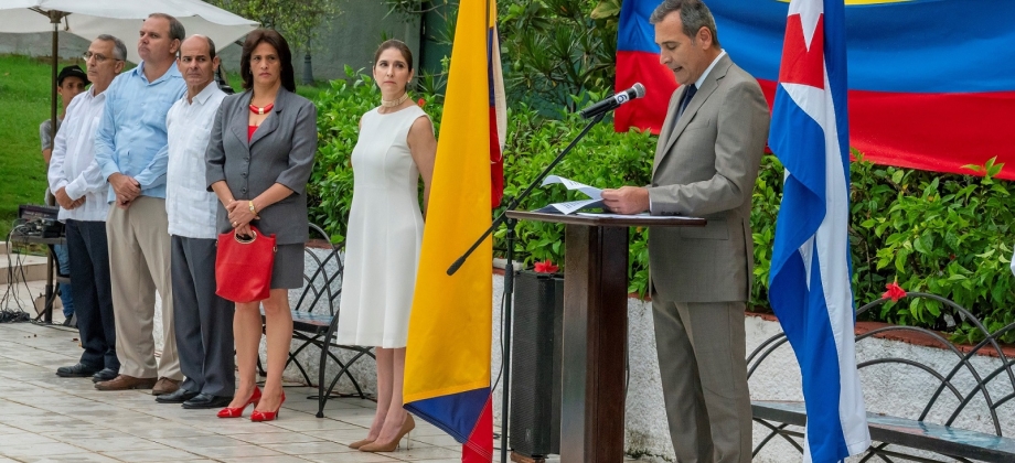 Embajada de Colombia en Cuba celebró el Día de la Independencia Nacional